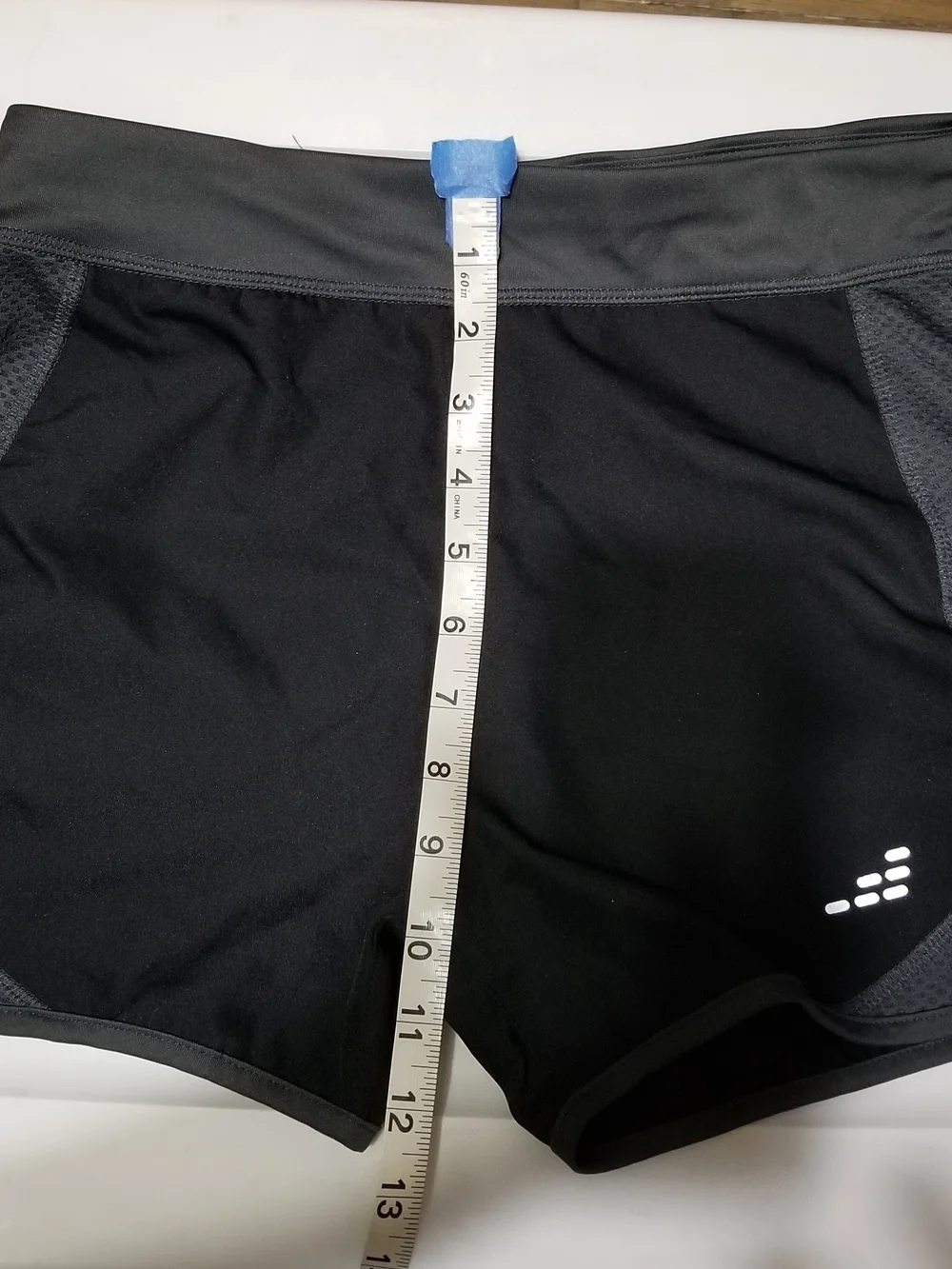 BCG Kid's XL Black and Gray Athletic Mesh Shorts